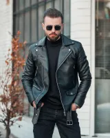 Moto Faux-Leather Jacket – image 1